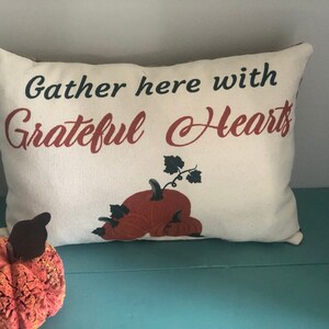 Fall Decor Pillow, Pumpkin Pillow, Fall