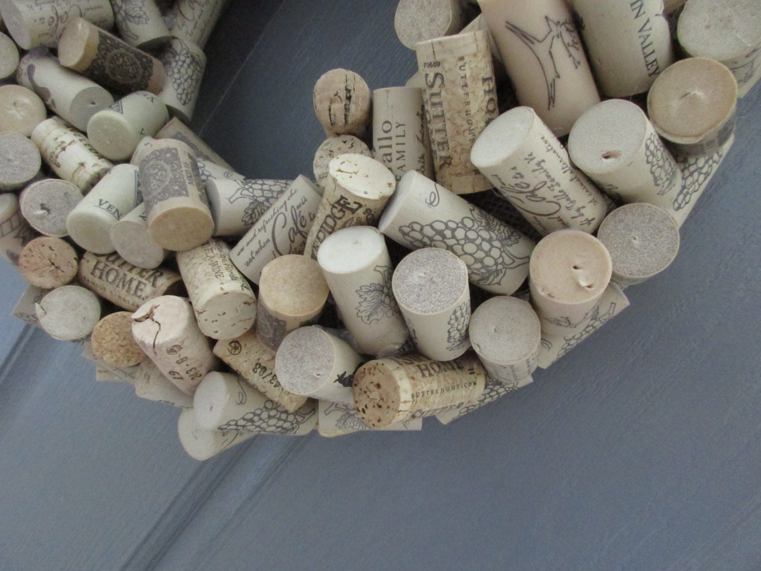 Wine Cork Wreath Wreath Wine Cork Gift Idea Housewarming Etsy Canada
