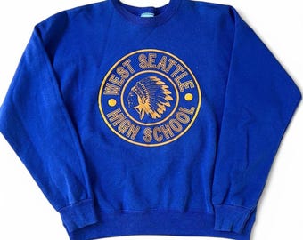 Bluza Lee Heavyweight American Indian z lat 90. w stylu vintage dla liceum
