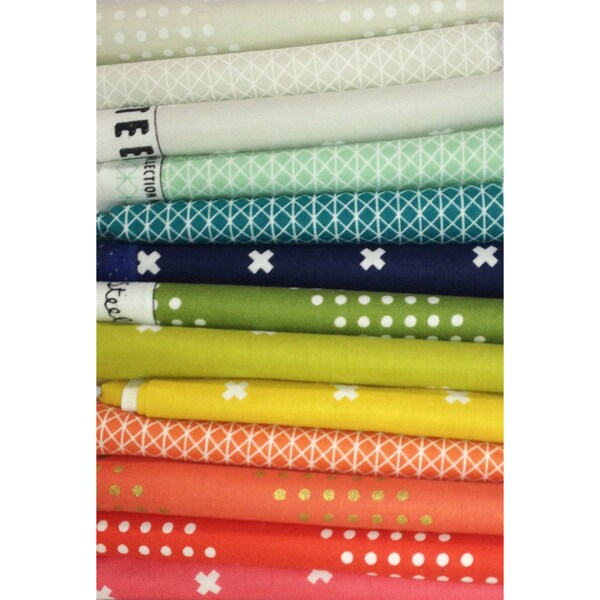 Cotton + Steel Basics Sampler - Fat Quarter Bundle of 13