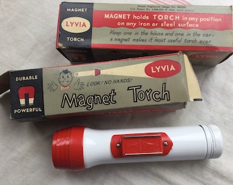 Vintage Magnet torch in box - Lyvia