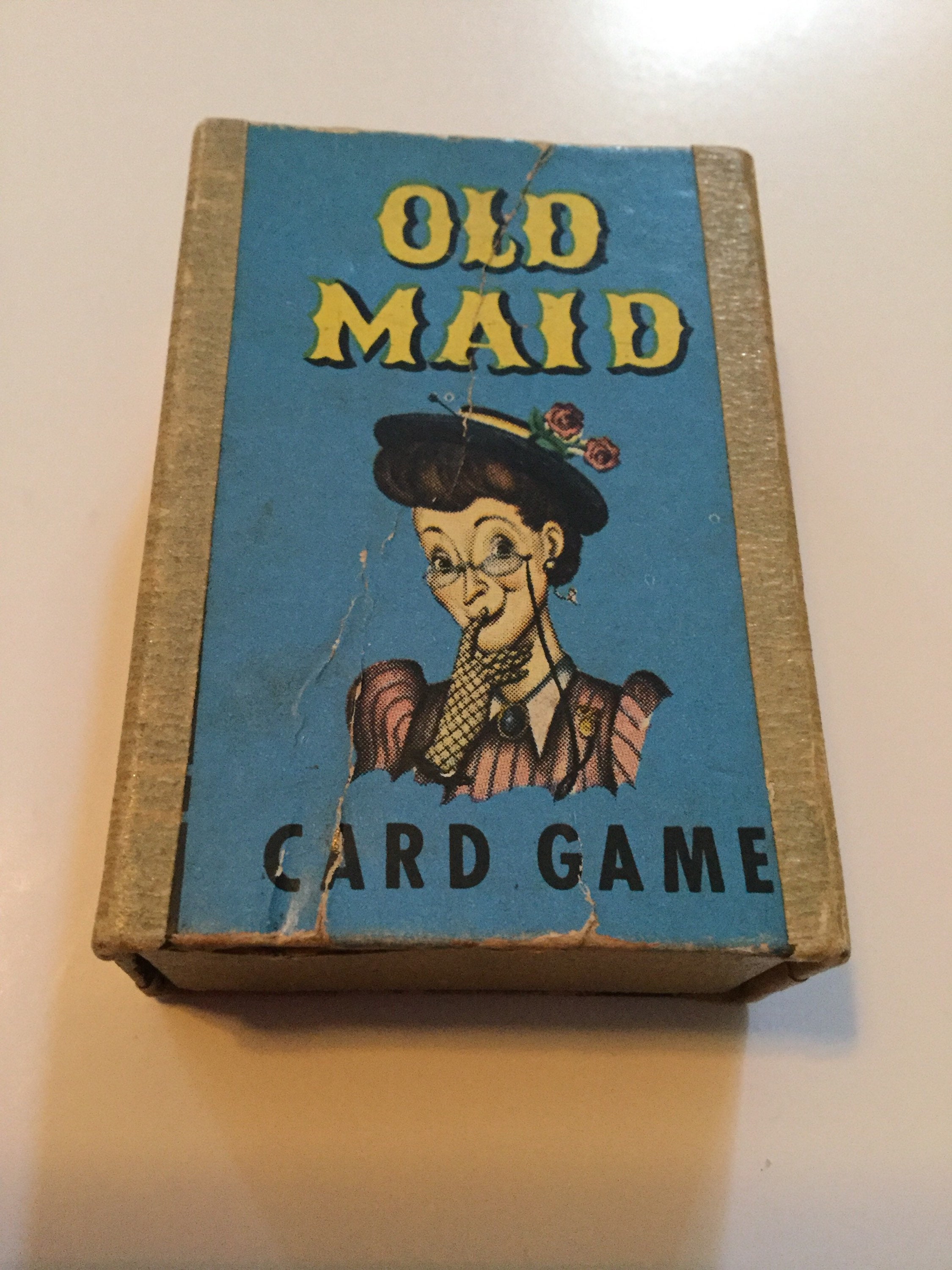 Whitman vintage Old Maid card game Etsy
