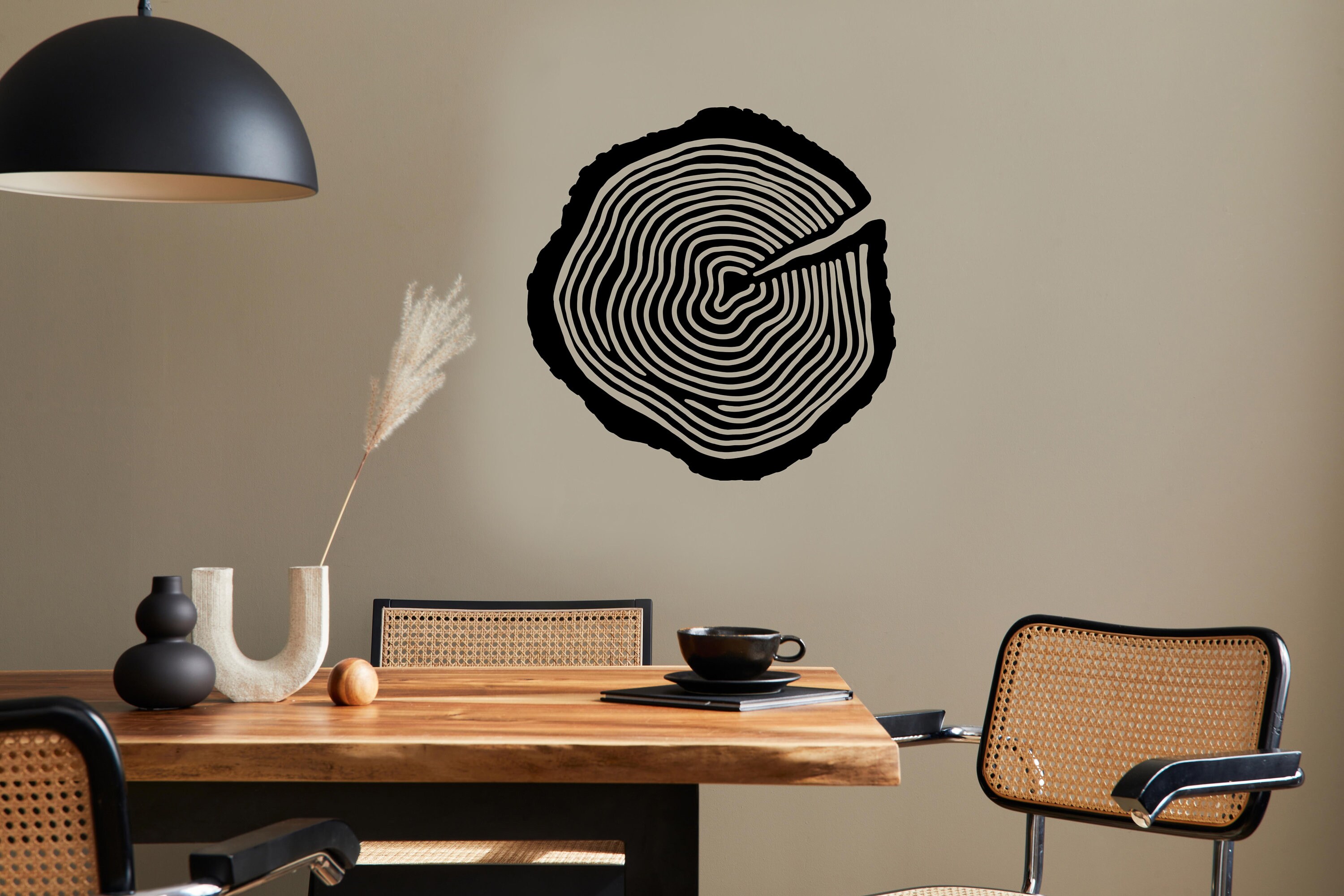 Tree Rings Metal Wall Art - Etsy