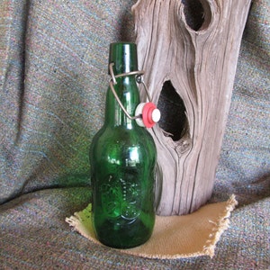 Grolsch Premium Lager Green Glass Bottle  ~  FREE SHIPPING