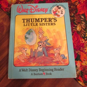 Walt Disney ~ Thumper's Little Sisters by Bantam Book ~ A Walt Disney Beginning Reader