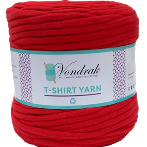 T-shirt Yarn, T-shirt Yarn for Crochet Bags and Knitting 35 Yard per Roll  Bestseller 