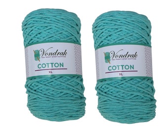 Cotton XL Yarn 340 yards (2 skeins) BABY GREEN