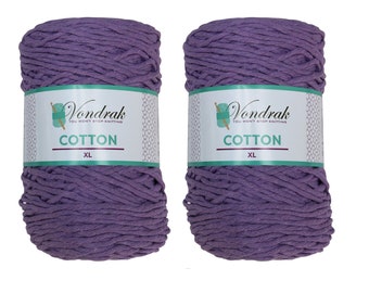 Cotton XL Yarn 340 yards (2 skeins) LILAC
