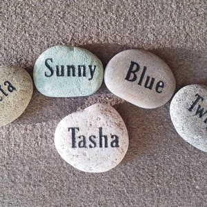 3-4" Name Rocks