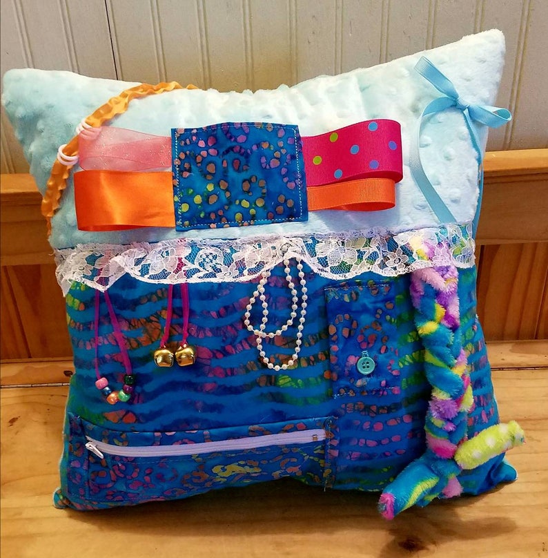 Fidget Pillow Alzheimers Sensory Stimulation Activity Pillow Etsy