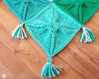 Crochet Pattern, Asanas  Blanket, Afghan, Throw