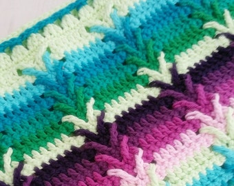 Crochet Pattern,  Afghan, Throw, Baby Blanket, This Way Blanket