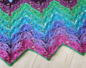 Wzór szydełkowy, Brighton Blanket, Afgański, Dziecko