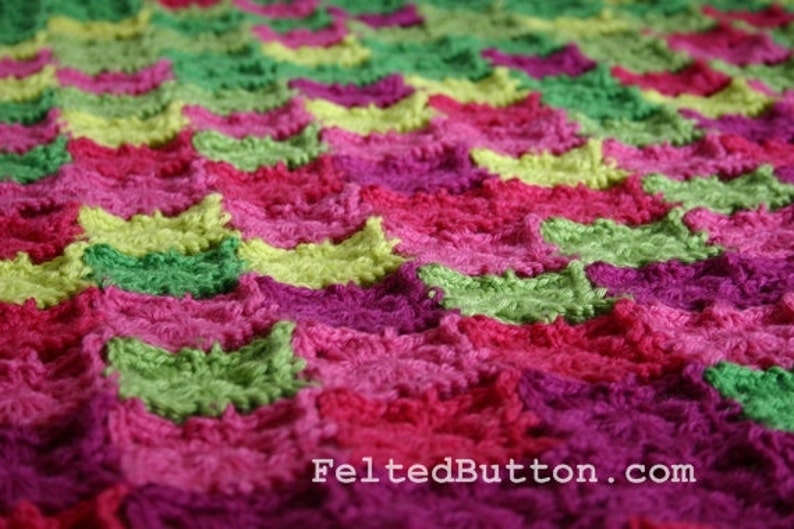 Colorful Crochet Blanket Pattern, Flying Colors image 3