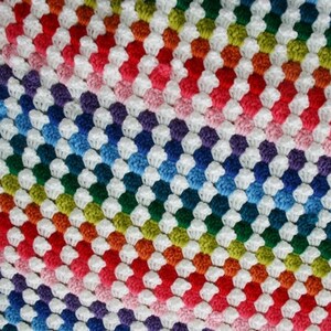 Modèle de couverture au crochet, couverture Cuppy Cakes, bébé, Afghan image 4