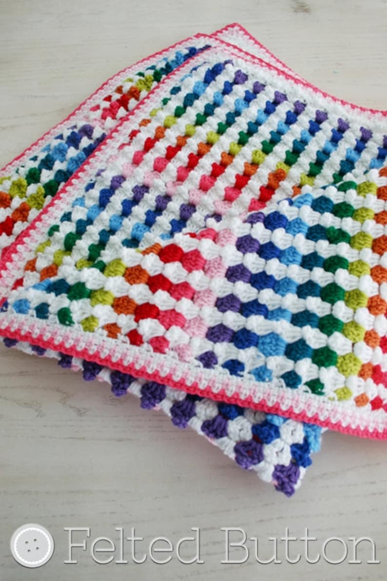 Crochet Blanket Pattern, Cuppy Cakes Blanket, Baby, Afghan image 3