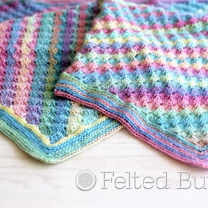 Crochet Pattern, Spring into Summer Blanket, Afghan, Baby, C2C image 2