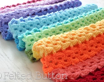 Crochet Pattern, Pansy Parade Blanket, Afghan, Blanket