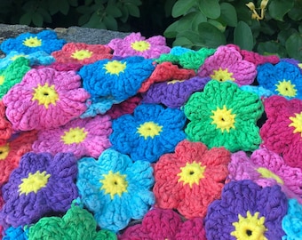 Blanket Crochet Pattern, Waikiki Wildflower Colorful