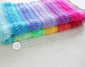 Wzór szydełkowy, Afgański, Koc, Plecionka