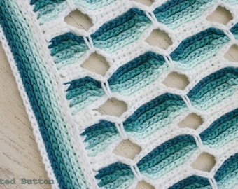 Crochet Pattern, Candy Stick, Baby, Afghan, Throw, Blanket