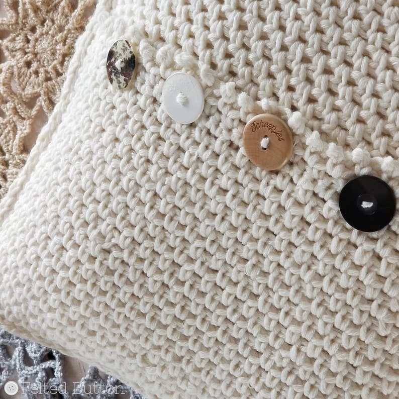 Crochet Pattern Asanas Pillow Cushion Cover Square - Etsy