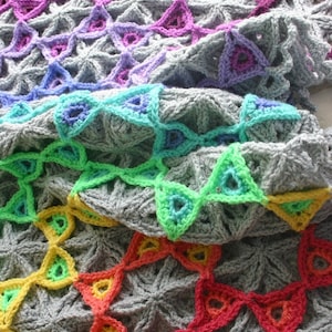 Crochet Pattern, Prism Blanket image 4