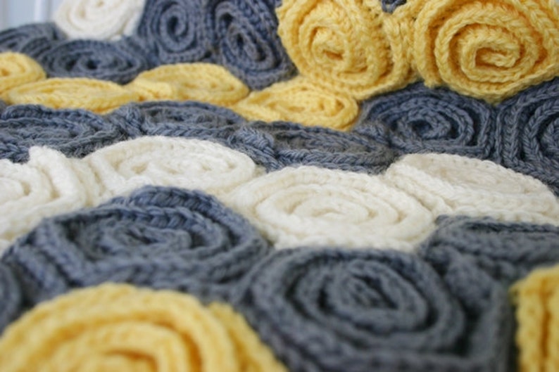 Crochet Baby Blanket and Rug Pattern, Let's Twirl image 4