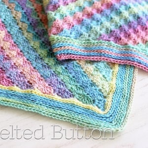 Crochet Pattern, Spring into Summer Blanket, Afghan, Baby, C2C image 3