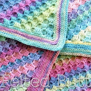 Crochet Pattern, Spring into Summer Blanket, Afghan, Baby, C2C image 6