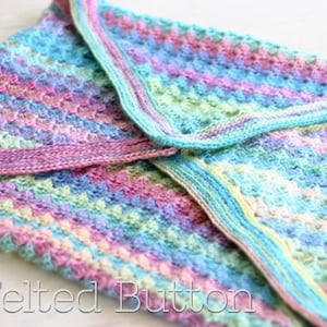 Crochet Pattern, Spring into Summer Blanket, Afghan, Baby, C2C image 5