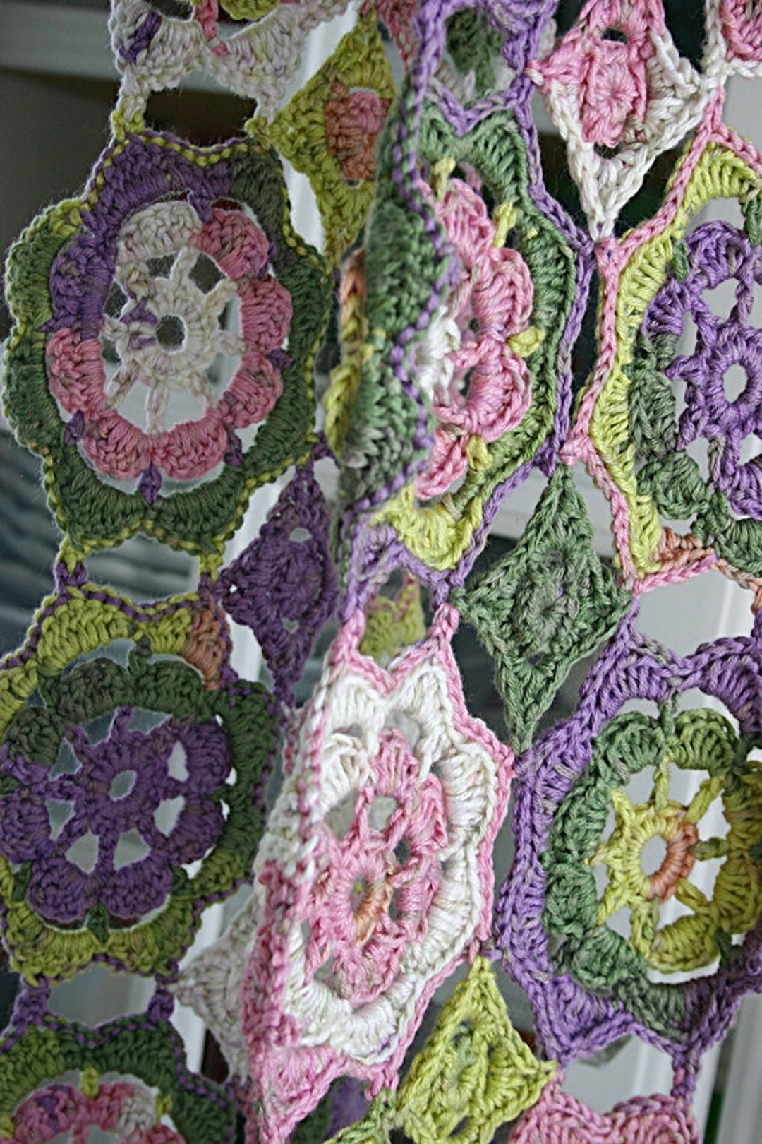 Infinity Blossom Cowl Crochet Pattern, Flower Scarf Pattern - Etsy