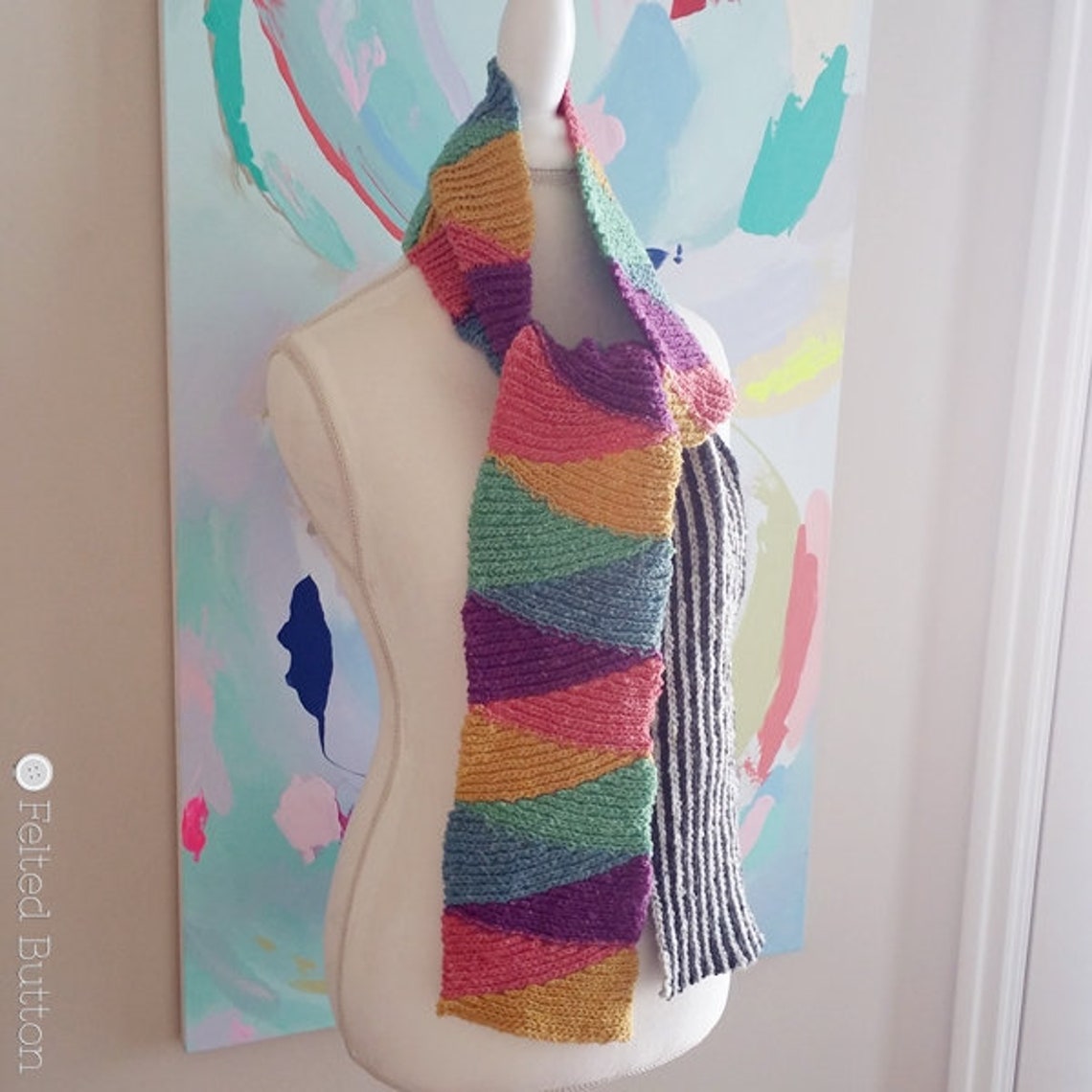 Short Scarf Pattern Crochet Pattern, Long and Short Scarf - Etsy