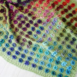 Crochet Pattern, Monet's Garden Throw, Afghan, Blanket image 3