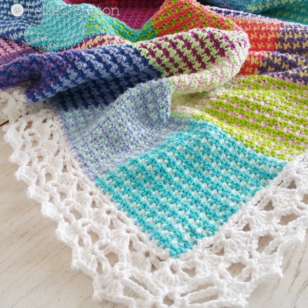 Crochet Pattern, Washburn Blanket, Throw, Afghan