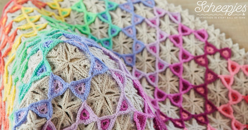 Crochet Pattern, Prism Blanket image 9