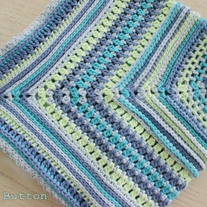 Blanket Crochet Pattern, Breath of Heaven, Baby, Girl, Boy image 2