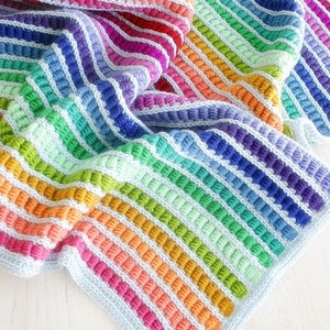 Crochet Pattern, Abacus Blanket, Baby, Afghan, Throw image 4