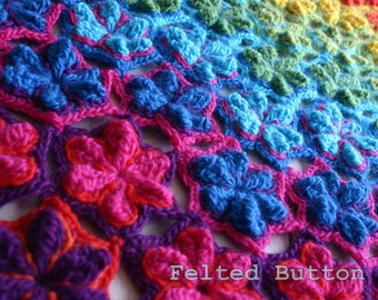 Motif au crochet, couverture de tapis de carambole, couvre-lit, écharpe de coureur afghan