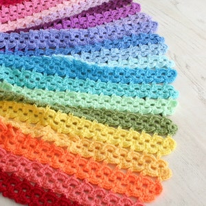 Crochet Pattern, Pansy Parade Blanket, Afghan, Blanket image 2