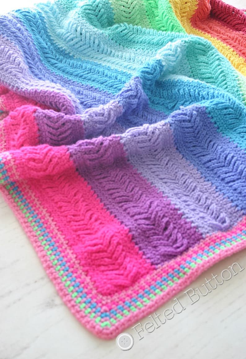 Crochet Pattern, Afghan, Blanket, Plaited Throw image 2