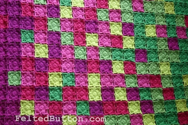 Colorful Crochet Blanket Pattern, Flying Colors image 4