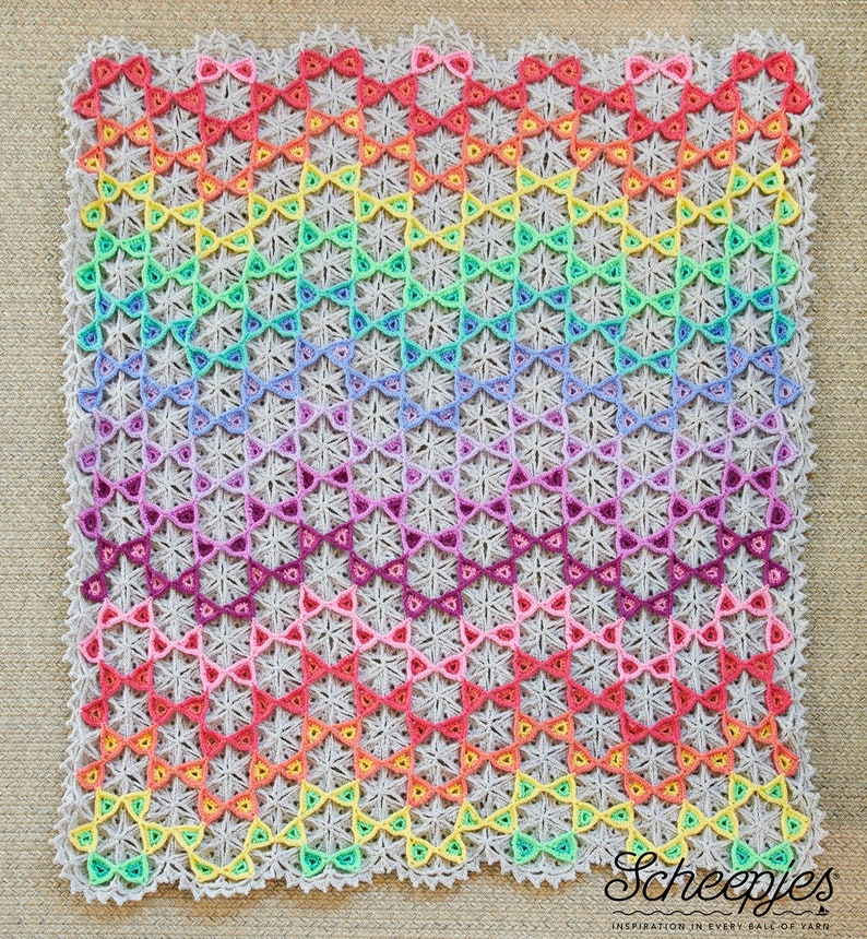 Crochet Pattern, Prism Blanket image 8