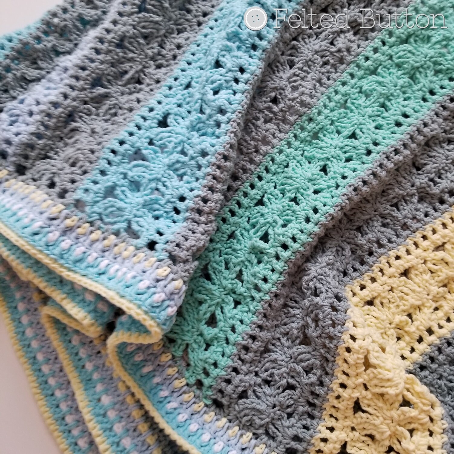 Crochet Pattern Under the Awning Blanket Afghan Throw Baby | Etsy