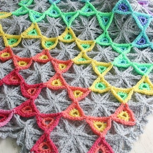 Crochet Pattern, Prism Blanket image 6