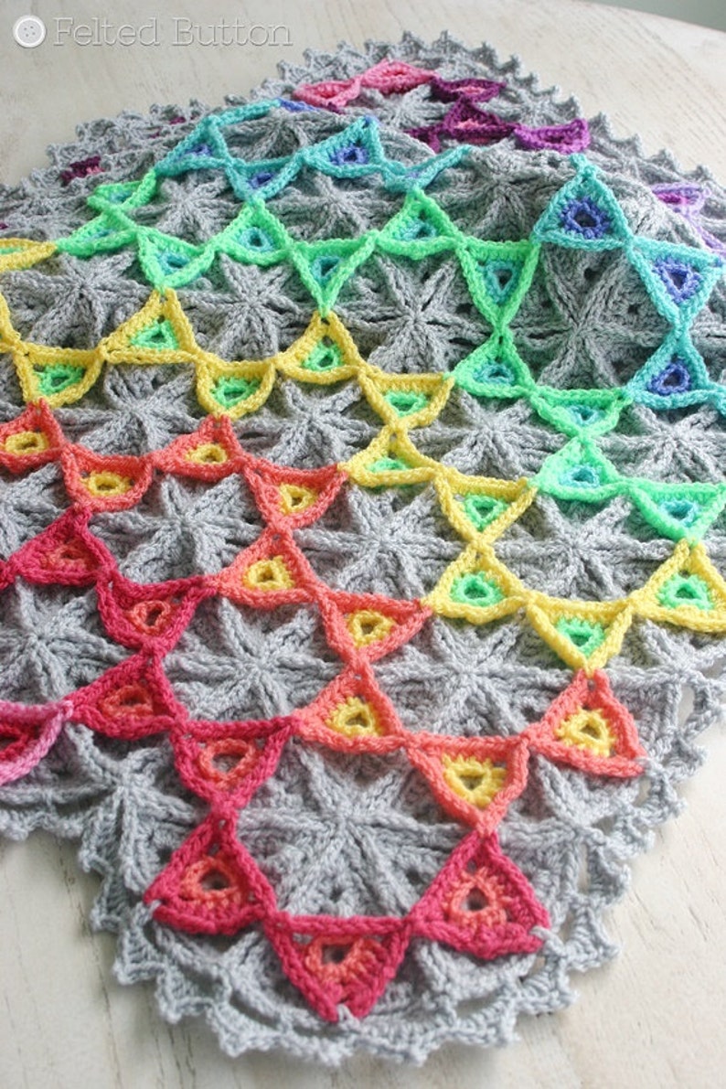 Crochet Pattern, Prism Blanket image 6