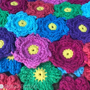 Blanket Crochet Pattern, Waikiki Wildflower Colorful image 2