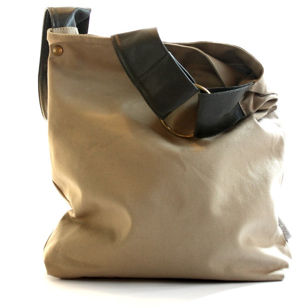 Canvas Tote Bag, Woman Hobo Bags, Casual Canvas Bag, Hobo Shoulder Bags, Women Khaki Bags, Laptop Stylish Bag, Vegan Cross body Bag, Gifts