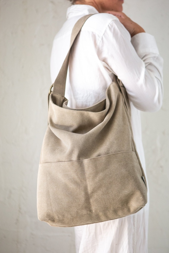 Womens EMT Canvas Shoulder Bag Handbags Tote Bag Casual Travel Bags 