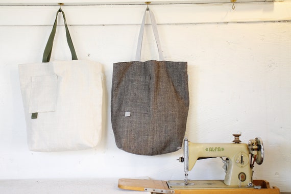 tailored oversized tote bag